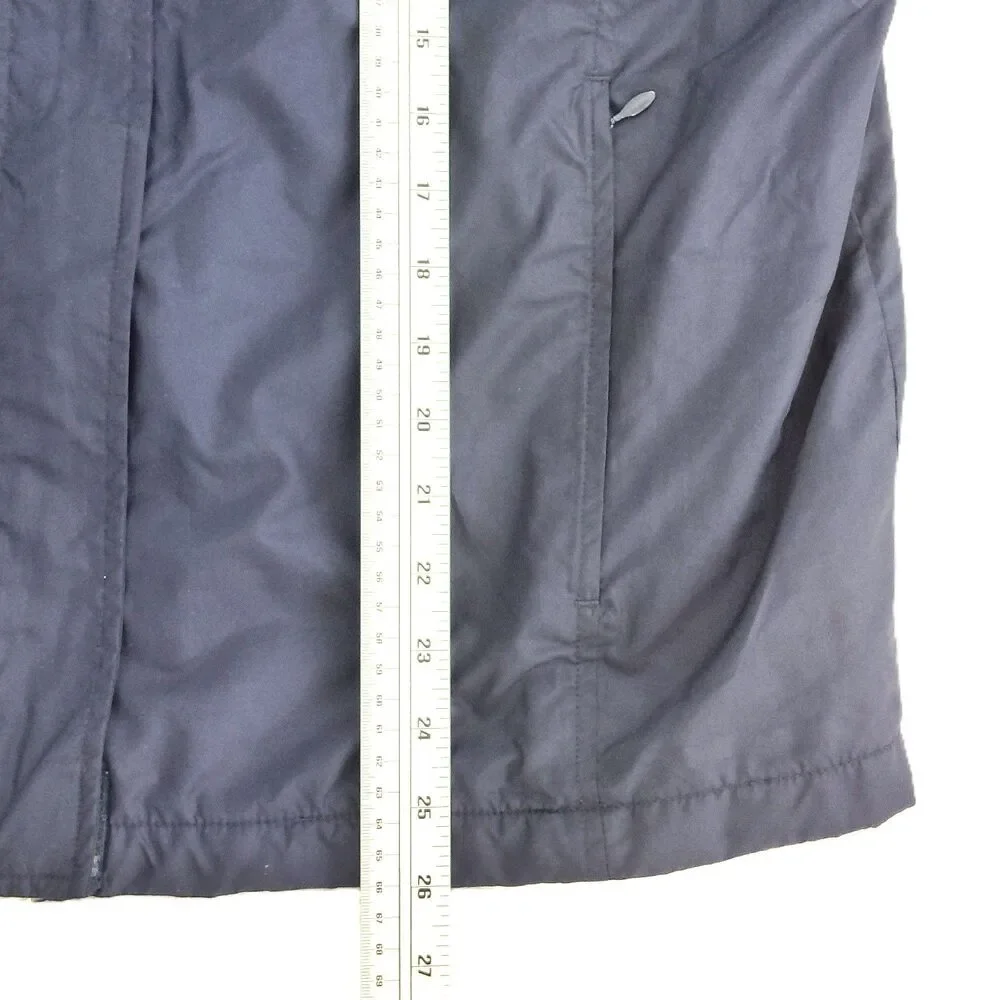 Adidas Mens L Navy Blue Orange Windbreaker Jacket Track Pants Tracksuit Set